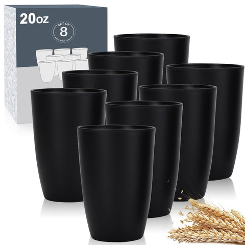 Vaso Wrova de trigo de 20 onzas para uso diario sin plástico.