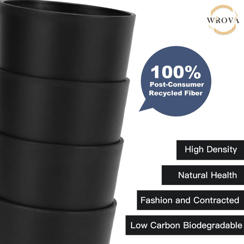 Vaso Wrova de trigo apto para lavavajillas y microondas.