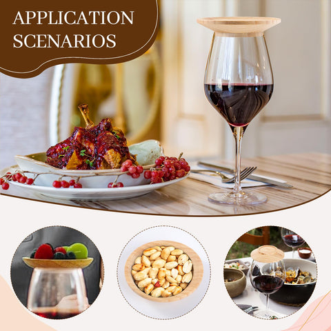 WSICSE diseño único charcutería vino: formato práctico para organizar snacks junto a la copa.