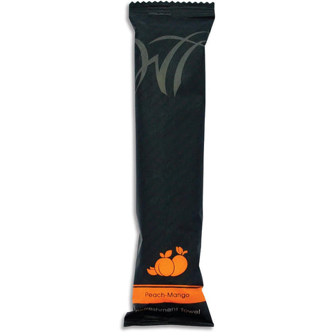 WT White Towel Services toallas 8x8 durazno-mango, aroma afrutado para hospitalidad
