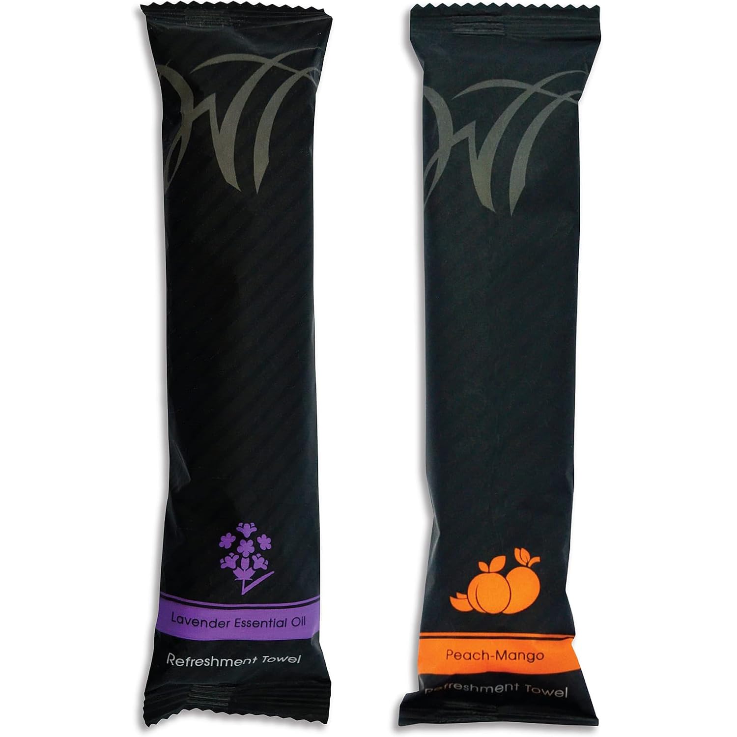 WT White Towel Services, toallas húmedas 8x8 lavanda, refrescan manos con suavidad
