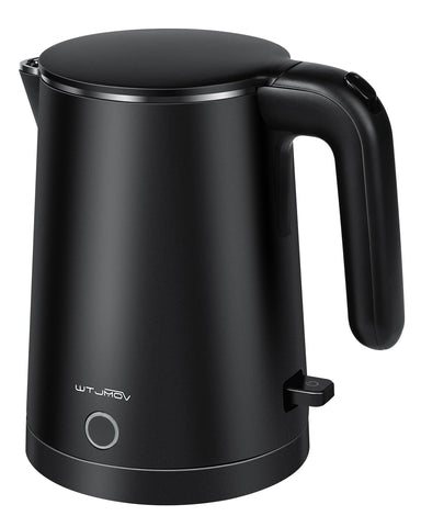 WTJMOV tetera electrica exterior negro, diseño elegante para uso diario.