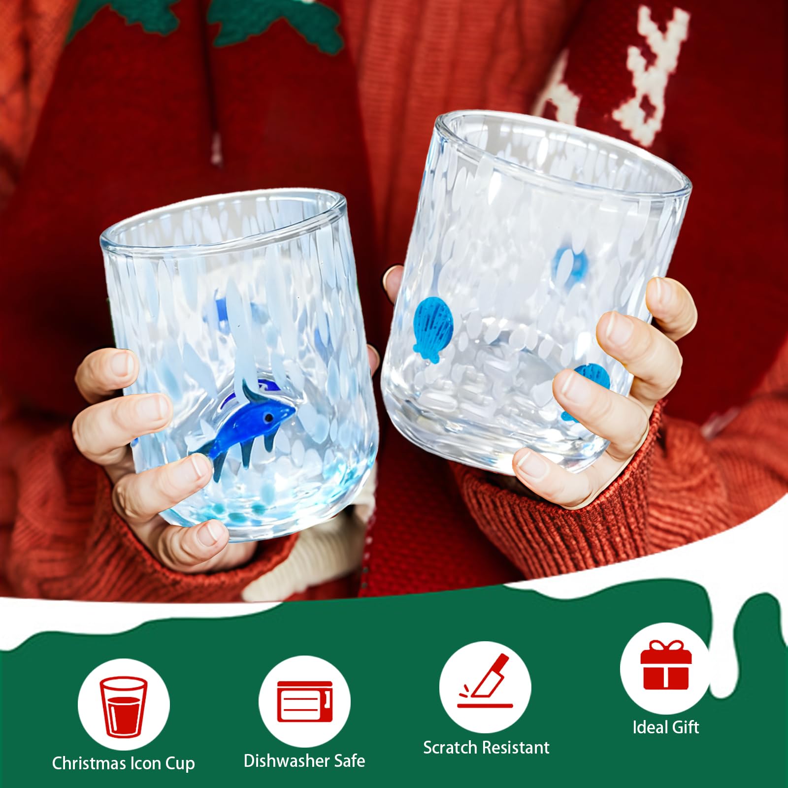 Uso diario con copas Wtruoy para vino, jugos y cócteles, con estilo.