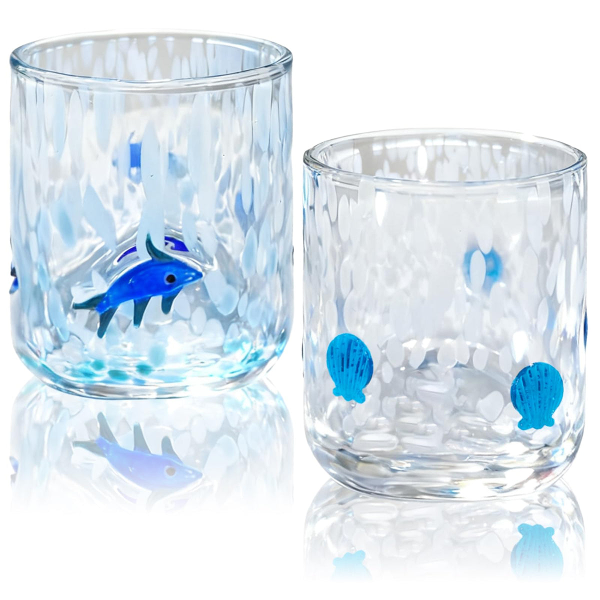 Vasos de cristal Wtruoy con corazones y amor para brindar en pareja.