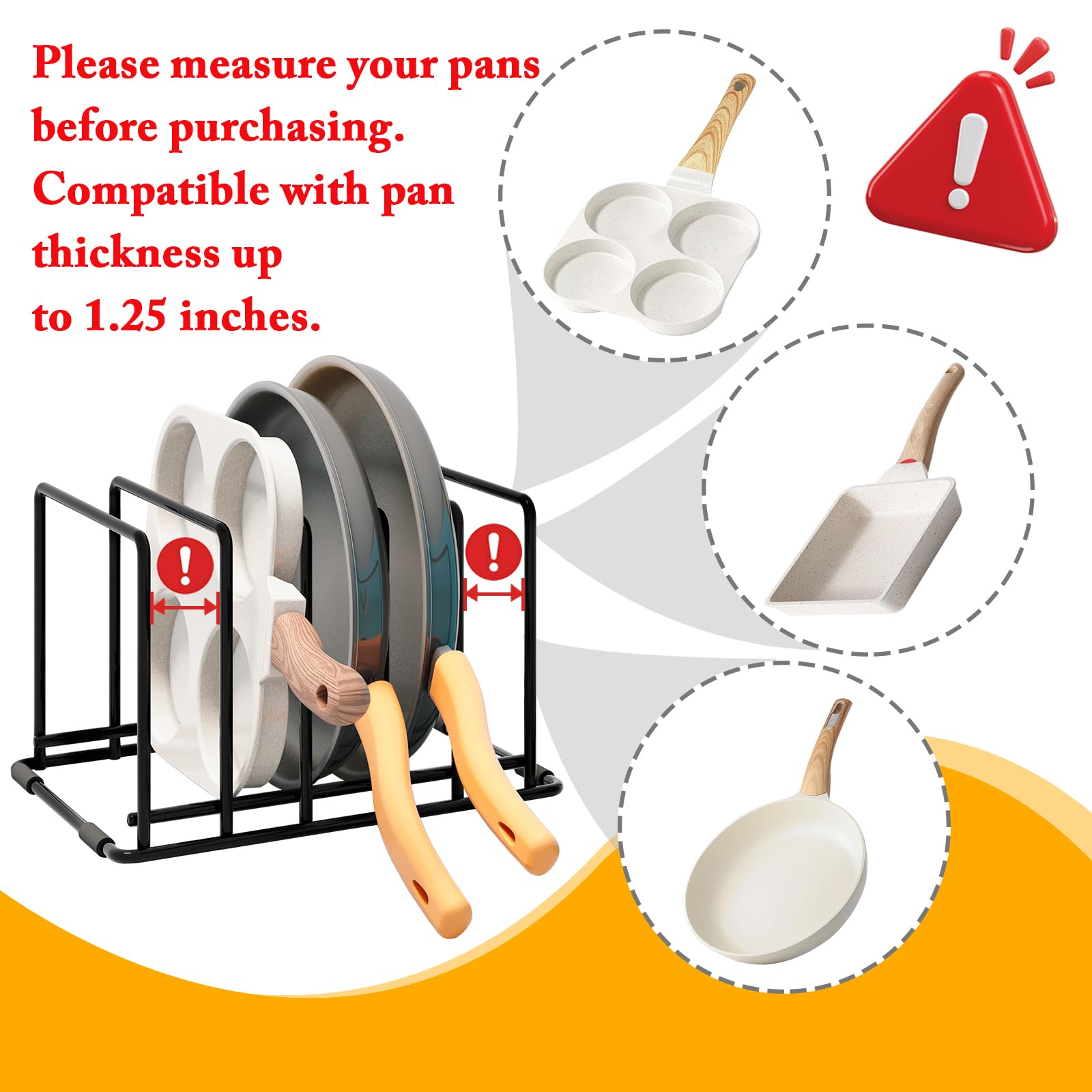 WUGEUSCH sostiene tablas de cortar finas con seguridad.
