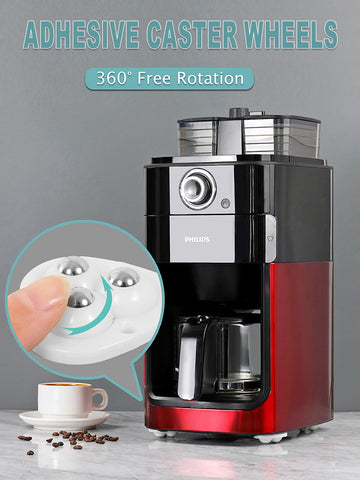 Wuher: deslizadores para cafetera, movimiento suave y estable sobre encimera.