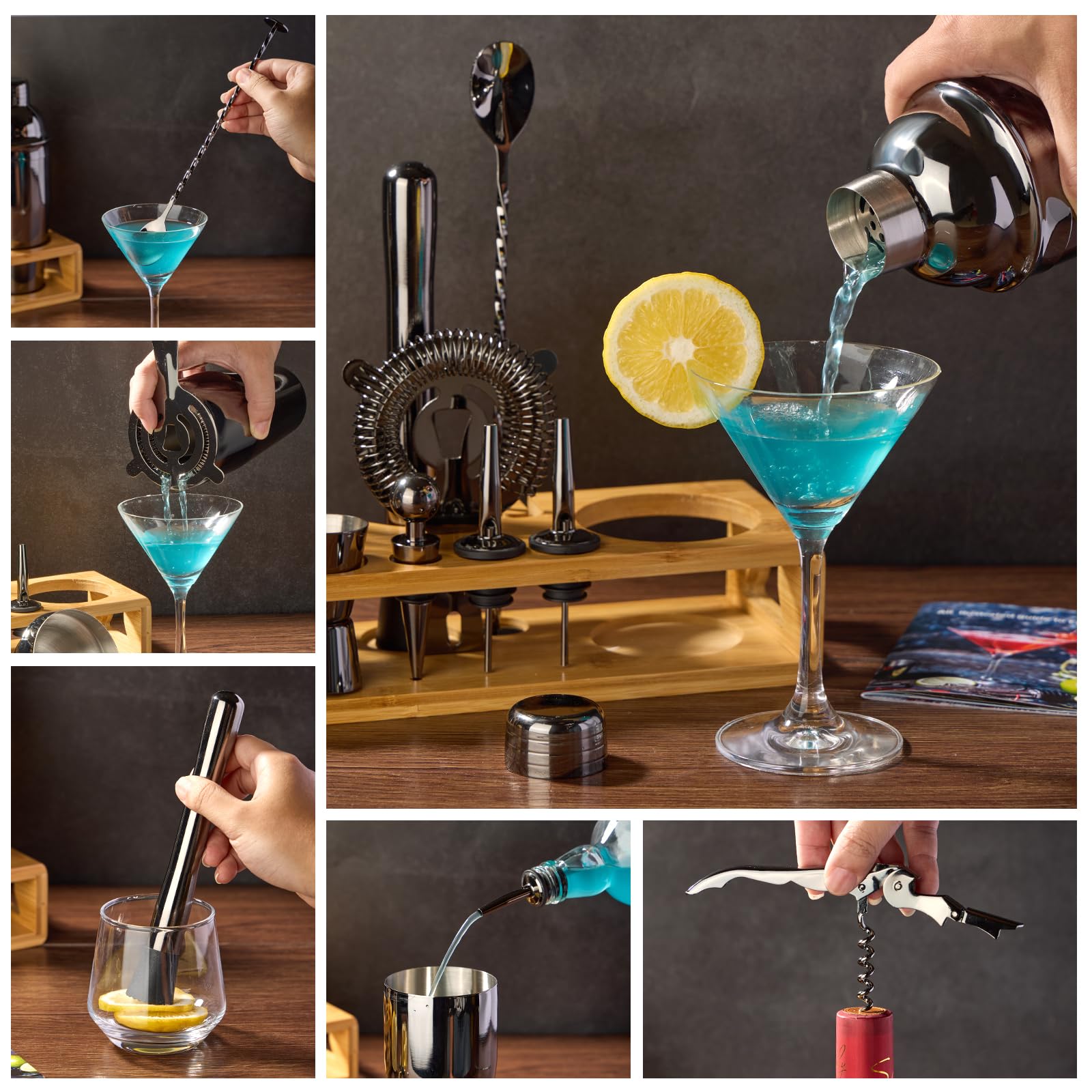 Cuchara de bar Wukuna para mezclar con estilo