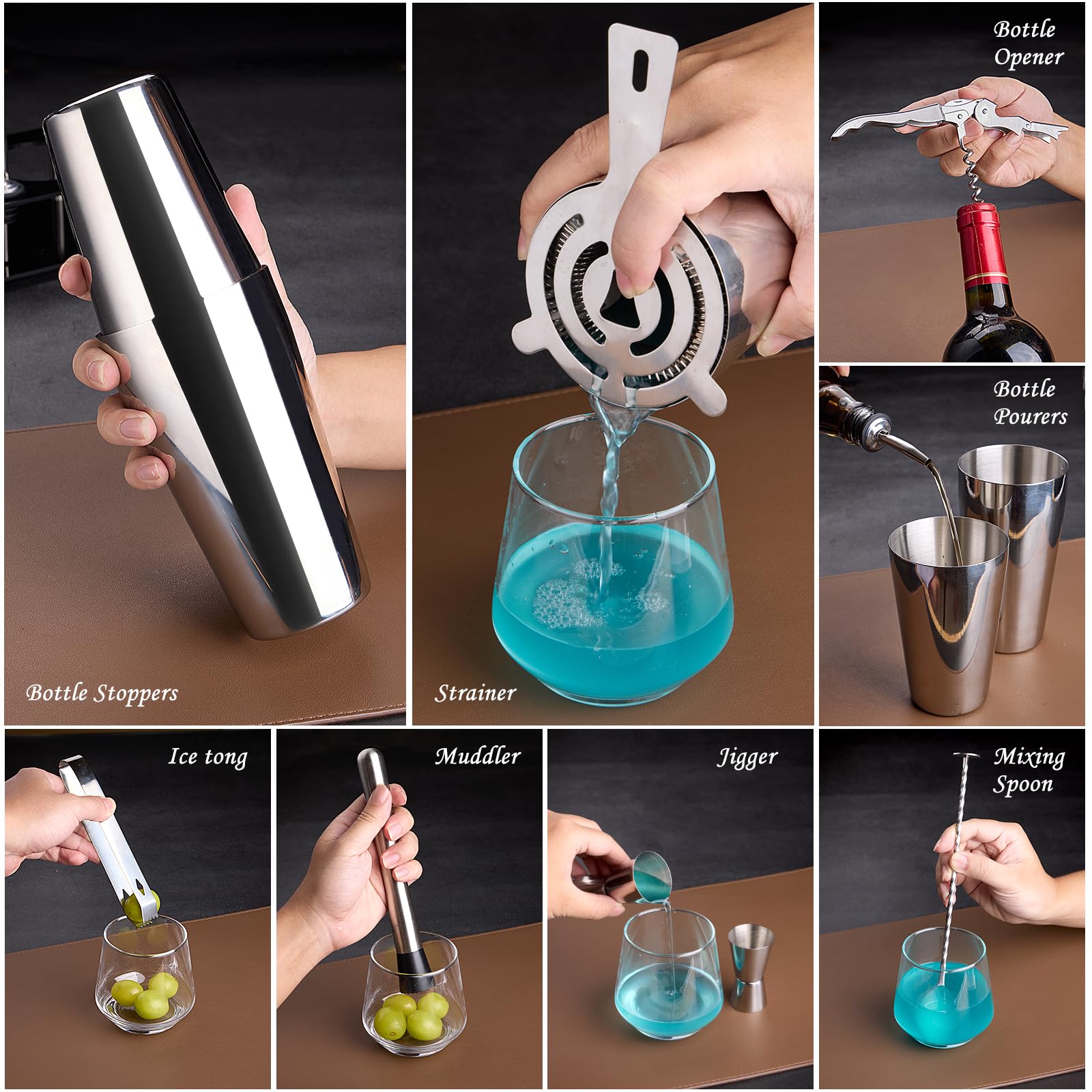 Wukuna: expositor acrílico para bar, exhibe el kit con estilo.