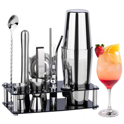 Wukuna: conjunto de coctelería en soporte acrílico para ordenar la barra.