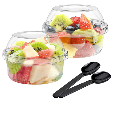 Copas transparentes WUWEOT para parfaits, yogur y frutas frescas.