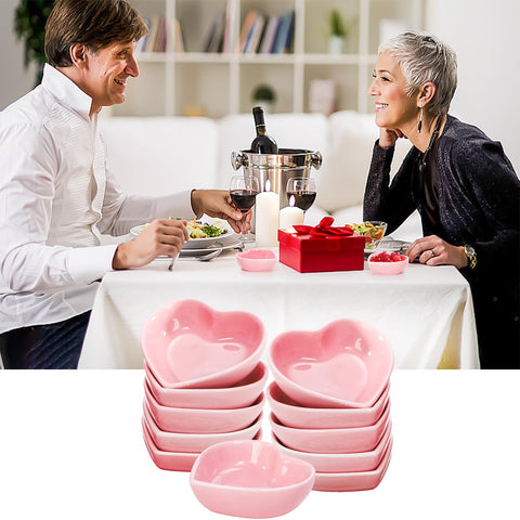 WUWEOT Regalo boda Corazón rosa para mesas festivas.