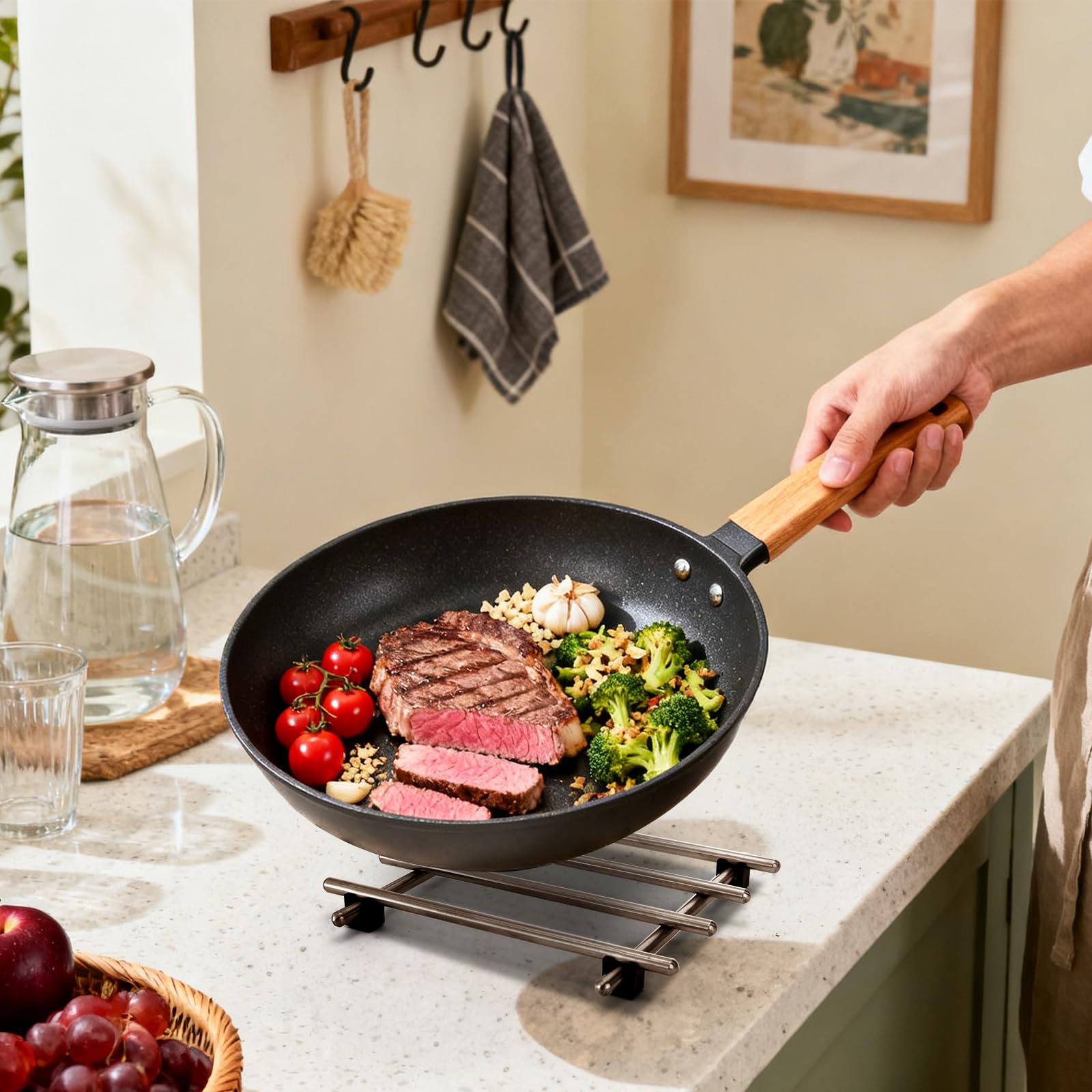WUWEOT Uso multiuso en cocina y comedor para platos calientes.