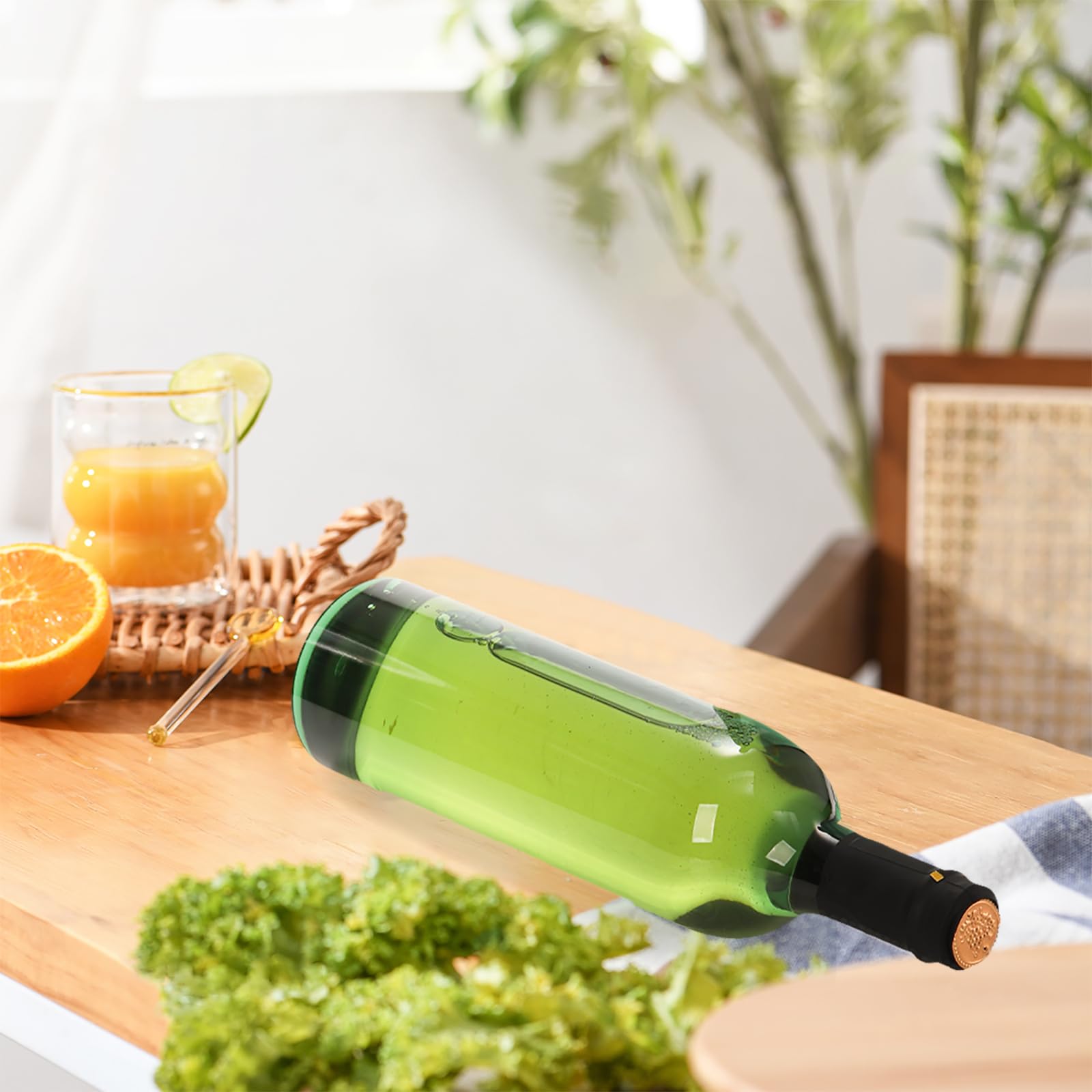 Uso casero de WUWEOT para vino, cerveza y kombucha segura.