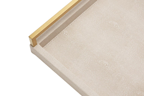 Diseño moderno de WV Ivory Shagreen complementa estilos actuales