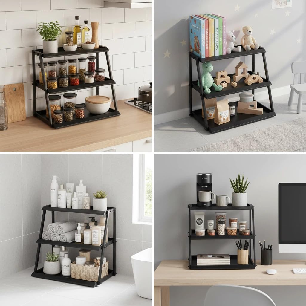 WWN diseño minimalista negro, agrega estilo sin ocupar mucho espacio.