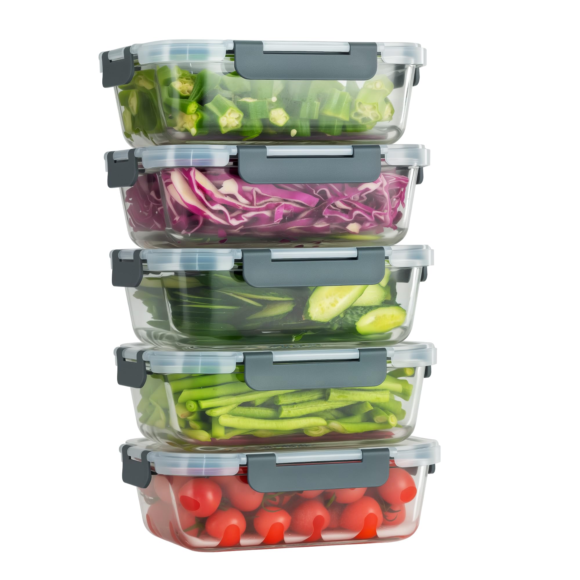 WWYH.DSS conjunto de vidrio 36 oz con cinco unidades para almuerzos.