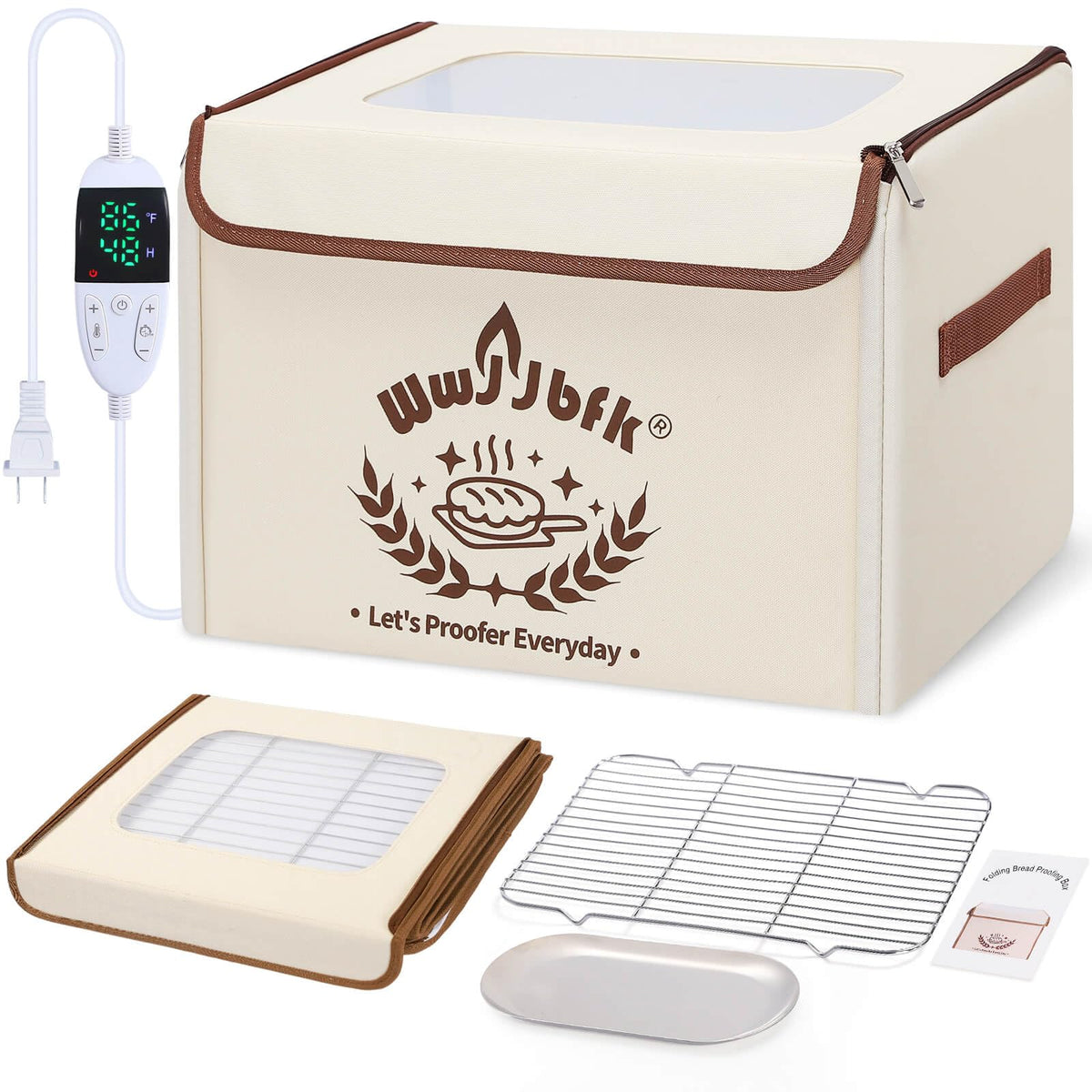 Wwyybfk caja fermentación pan con control de temperatura para levado estable