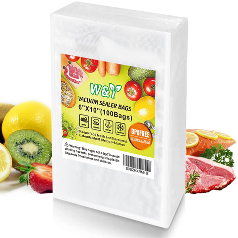 Bolsas WY 6x10 precortadas para cocinar y almacenar alimentos