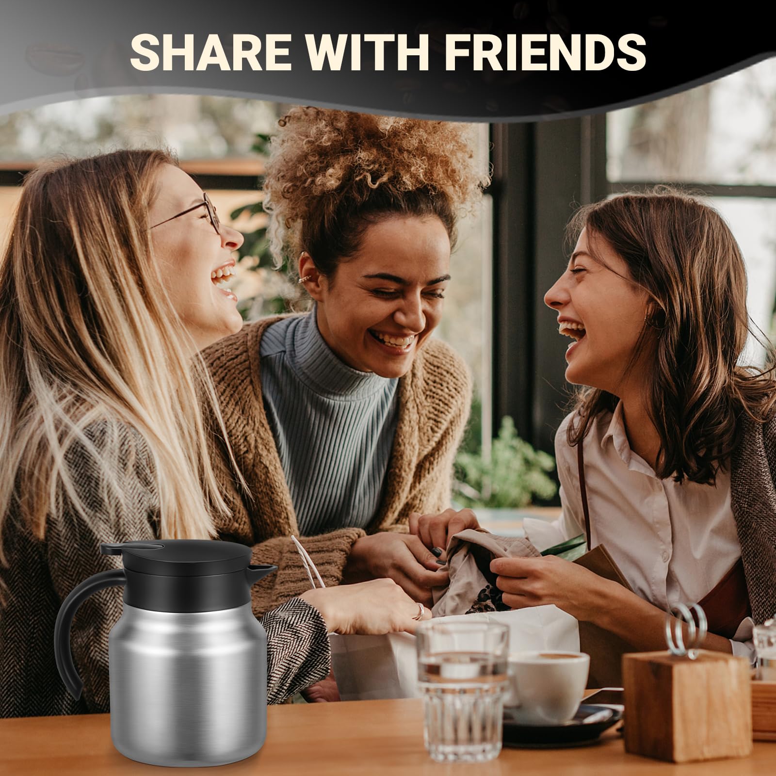 WYHVAND cafetera 27oz ideal para reuniones y eventos