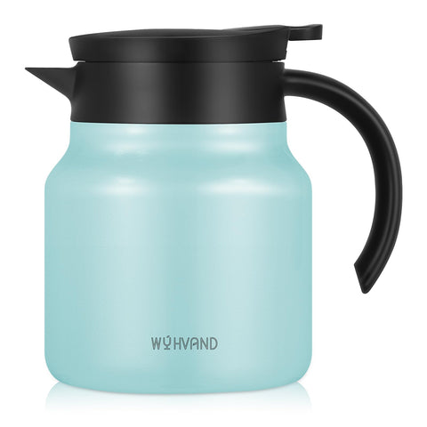 WYHVAND carafa termica azul lista para vertido suave de café caliente