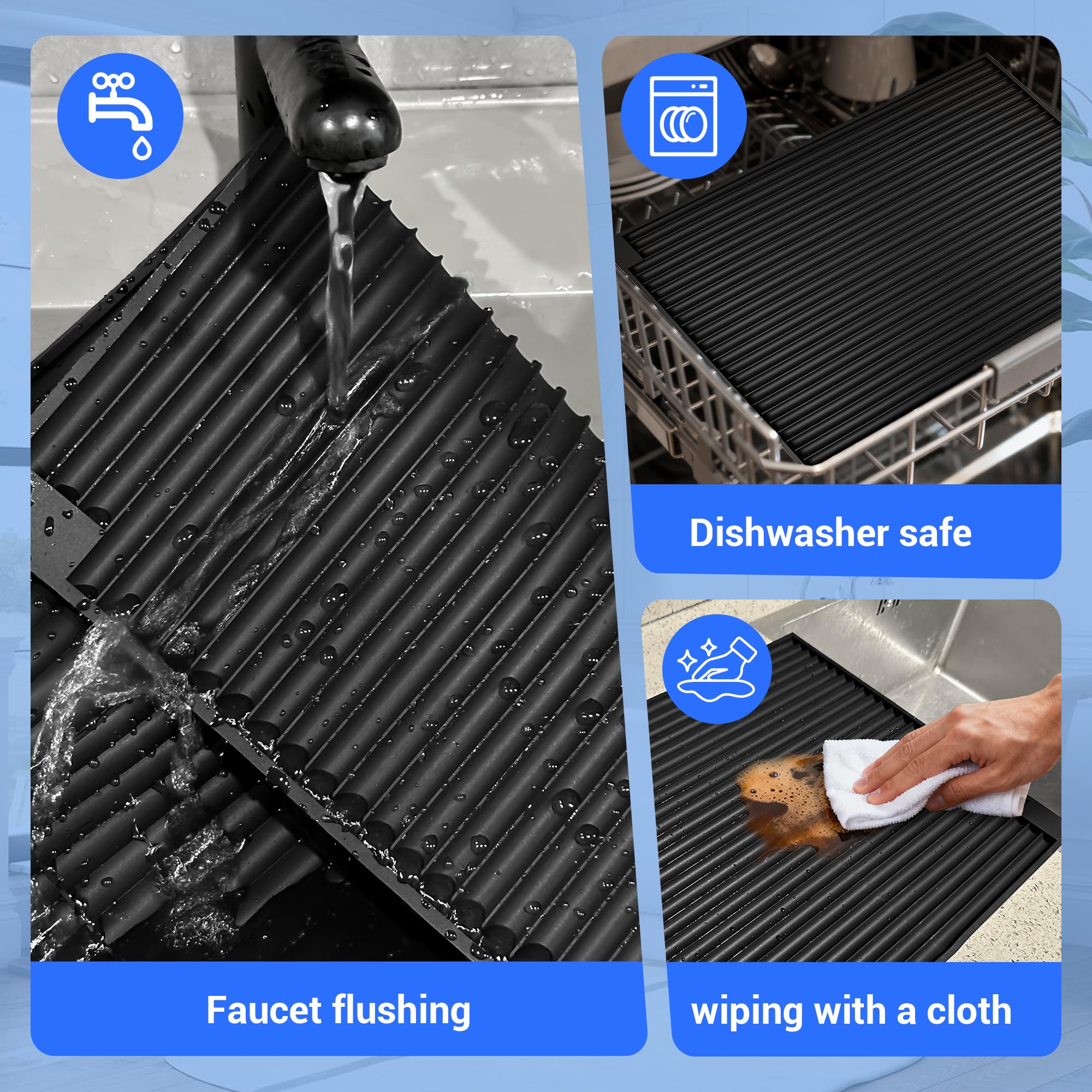 WZGUSXN diseño plegable y compacto ideal para cocinas pequeñas.