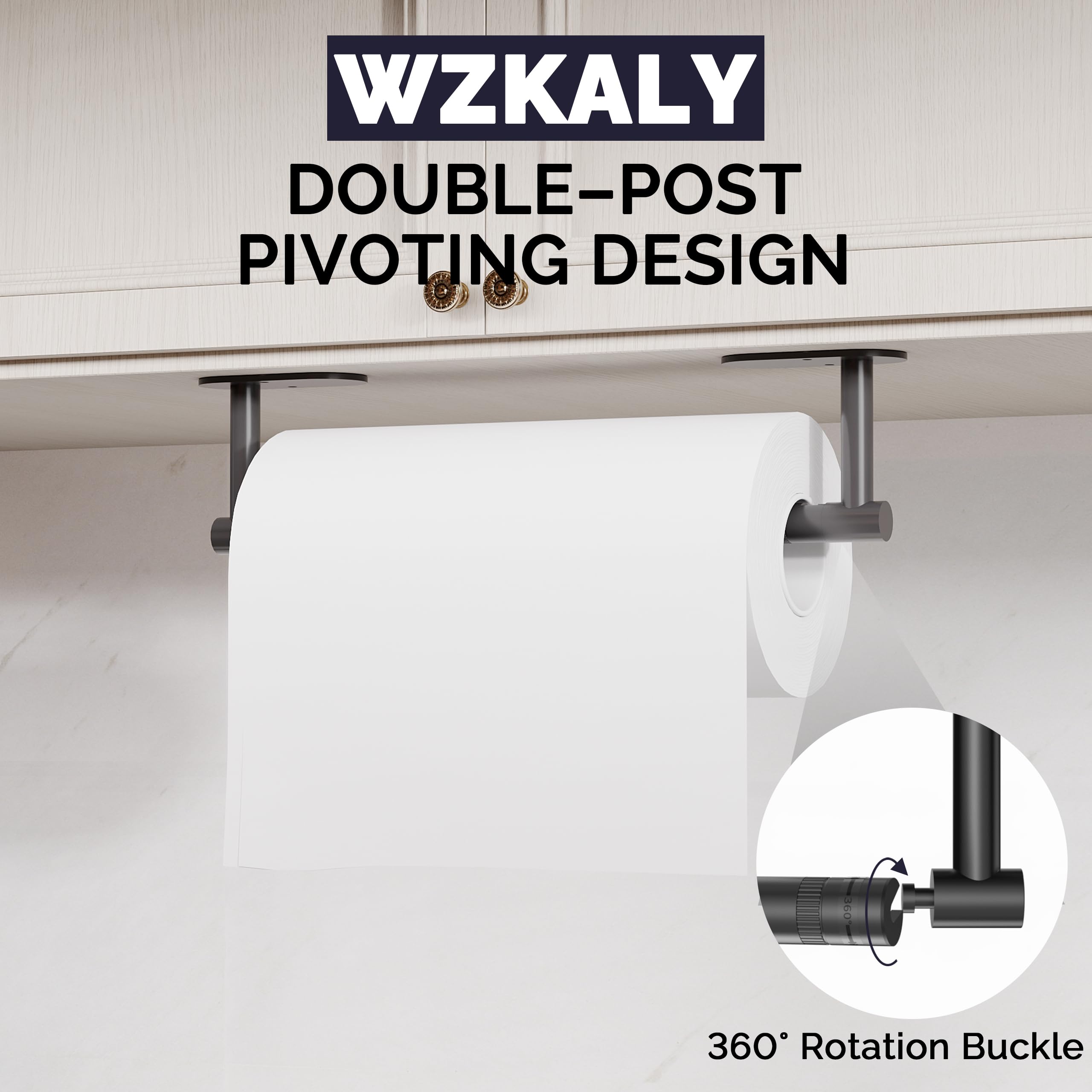 WZKALY acabado fácil de limpiar, mantiene cocina y baño con aspecto impecable.