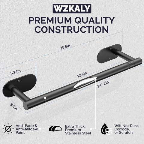 WZKALY porta-papel toallas pared, adhesivo 3M de alta sujeción para baño.