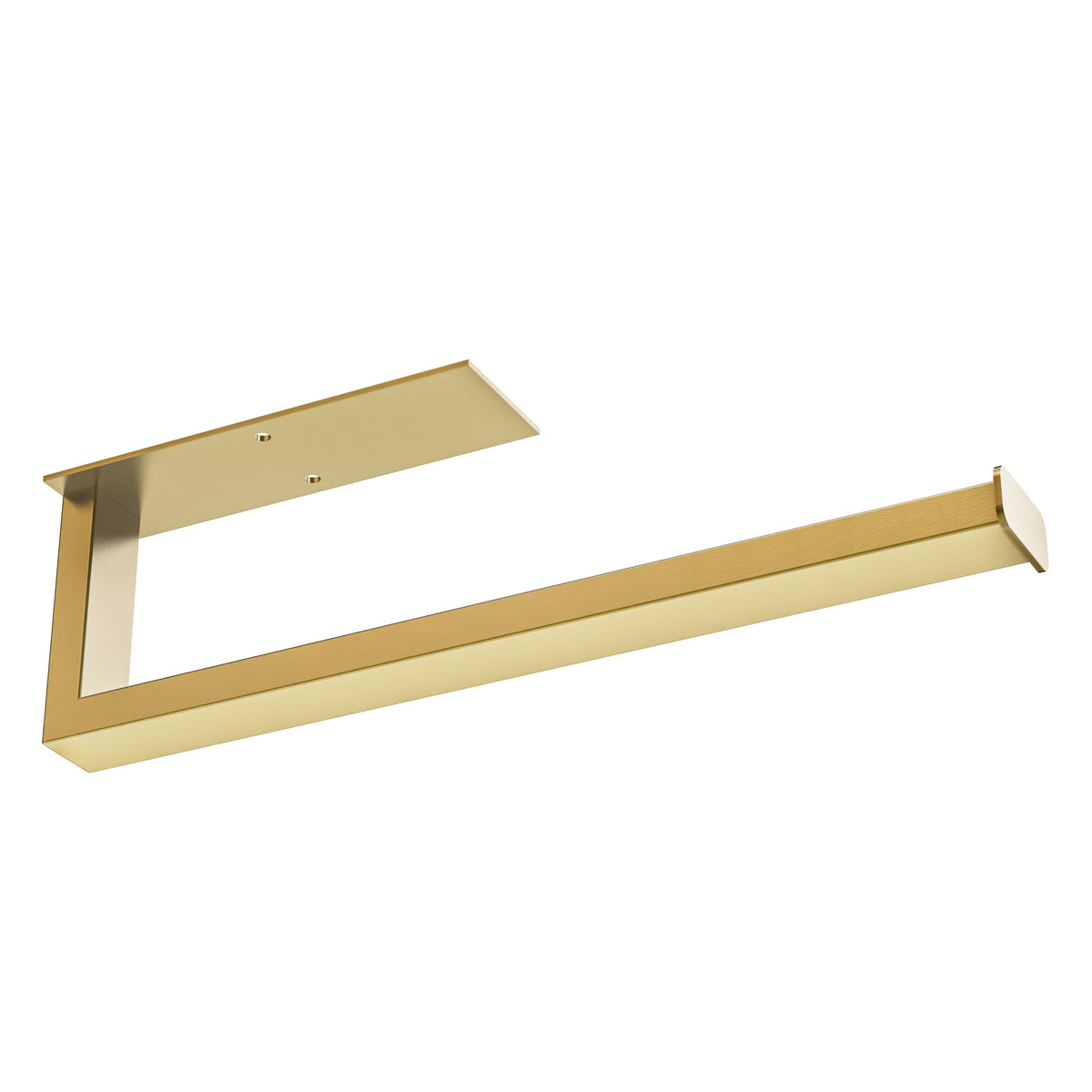 WZKALY Portarrollos papel bajo gabinete con acabado bronce cepillado en cocina