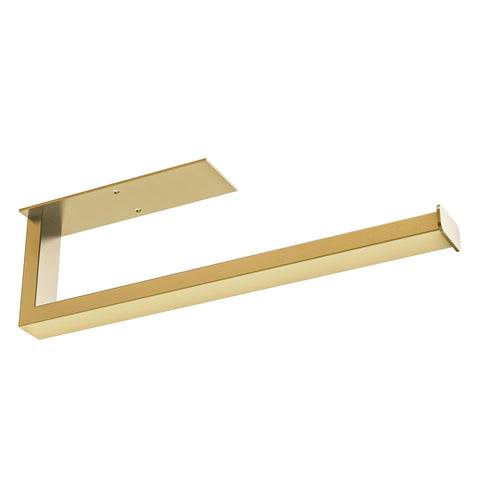 WZKALY Portarrollos papel bajo gabinete con acabado bronce cepillado en cocina