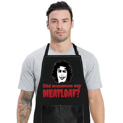 WZMPA Rocky delantal con tema horror, ideal para cocinar con estilo.