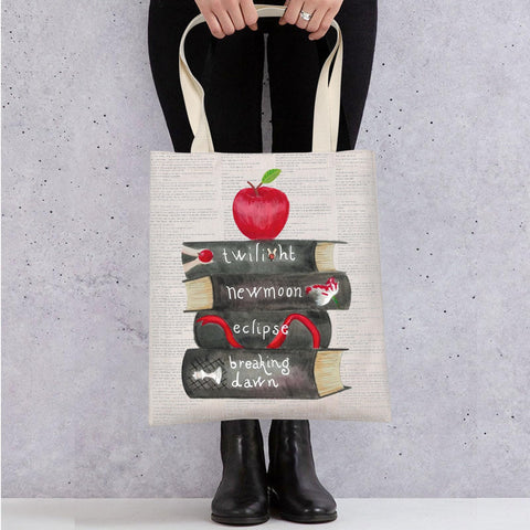 WZMPA Edward Cullen tote bag impresión 3D vibrante que no se desvanece