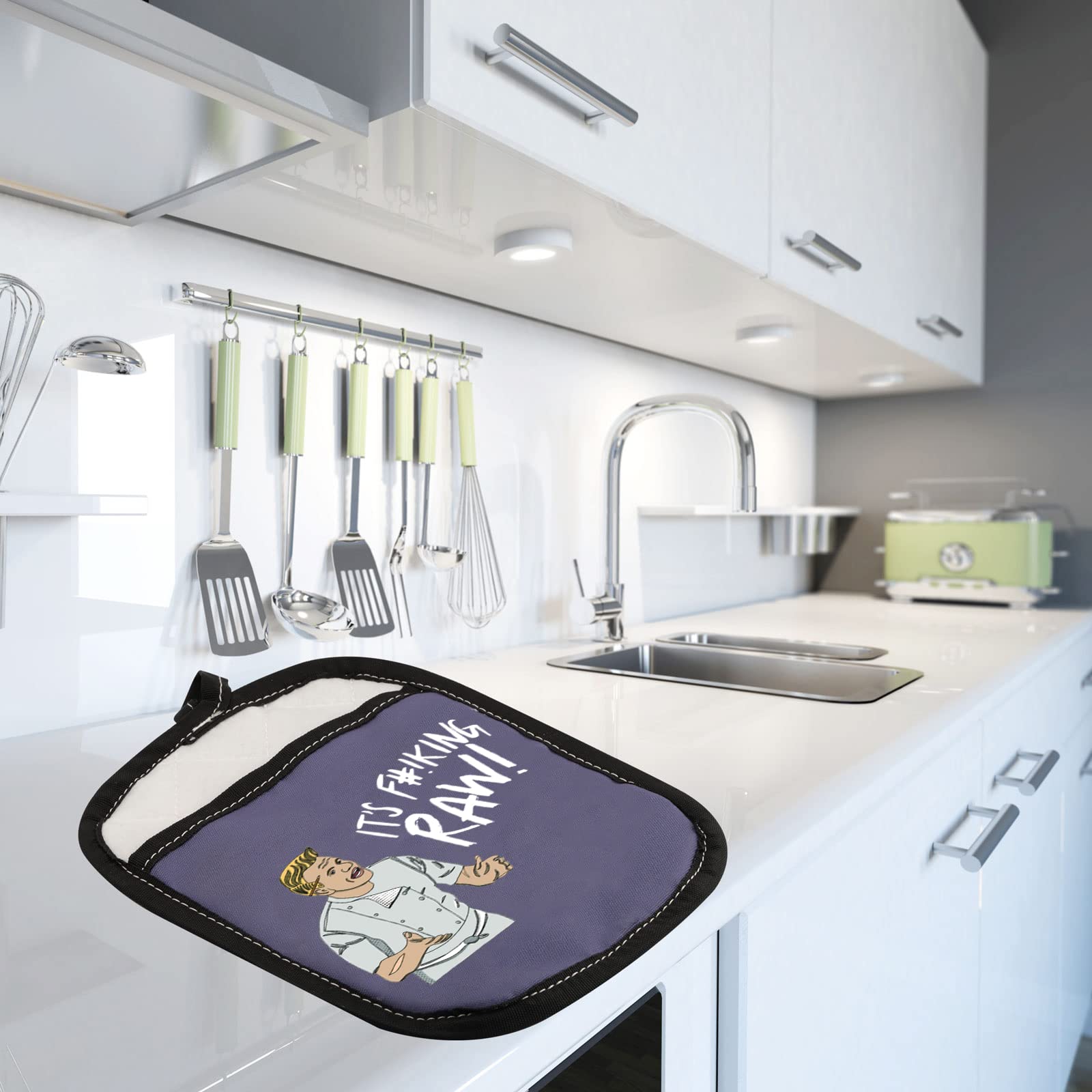 Lazo para colgar guantes WZMPA para ahorrar espacio en la cocina.