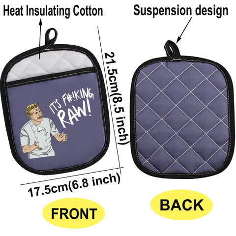 Manoplas para ollas WZMPA: protección al manipular calor intenso.