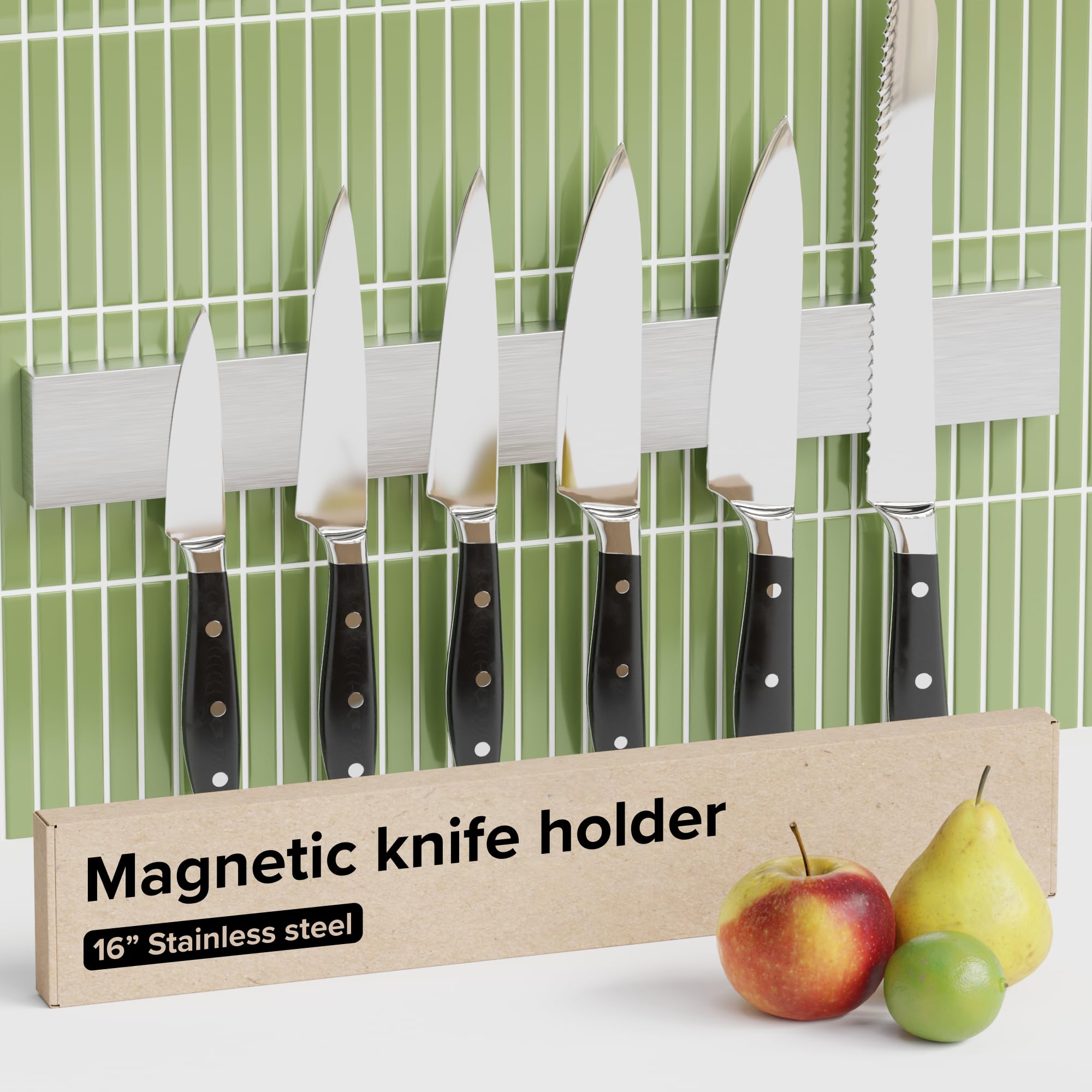 X-bet MAGNET barra magnética de 16 pulgadas para cuchillos con imanes potentes