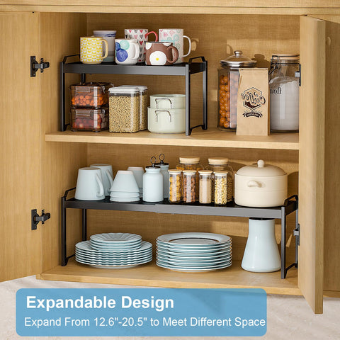 X-cosrack diseño apilable para vasos y condimentos en orden.