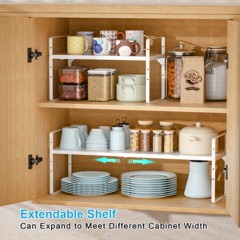 X-cosrack estante de cocina extensor para encimera, espacio optimizado.