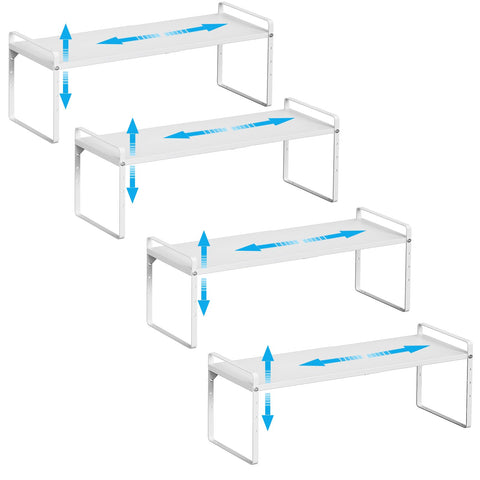 X-cosrack estante encimera ajustable, dura y estable para vajilla.