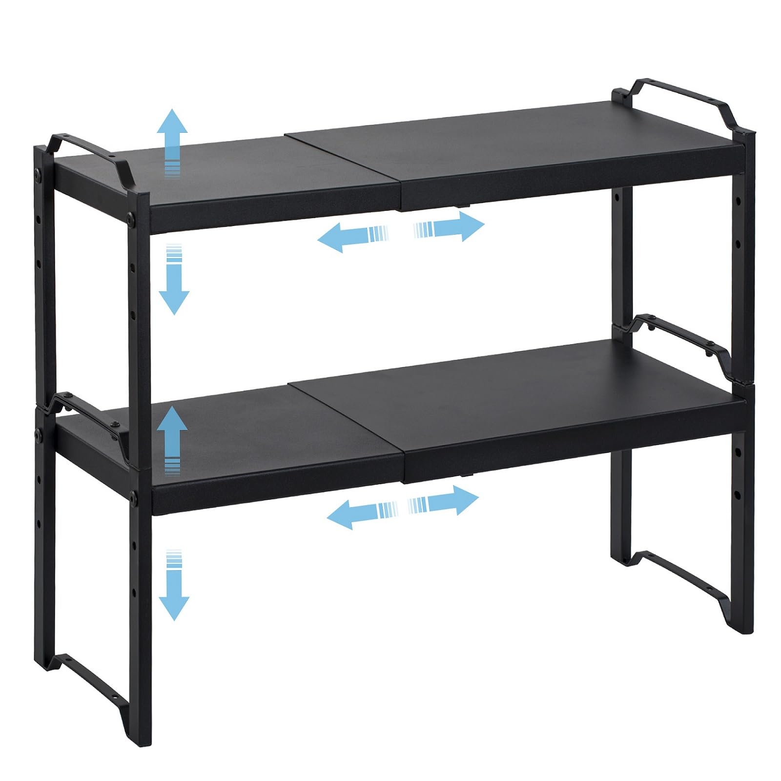 X-cosrack estante expandible para gabinete, organizado y versátil.