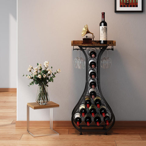 X-cosrack mesa-bar mini de madera para servir bebidas