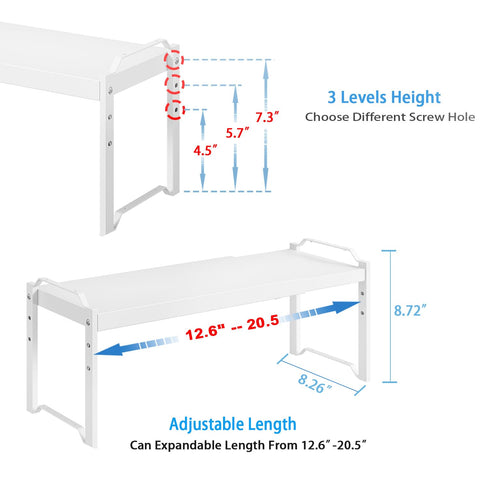 X-cosrack organizador armario ajustable optimiza espacio en cocina y despensas.