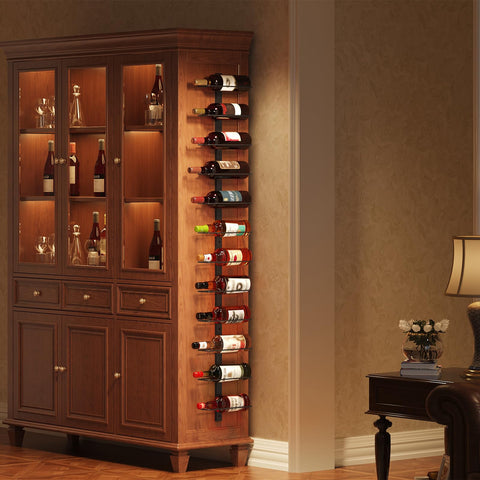X-cosrack unidad modular para 12 botellas en una sala de degustación.