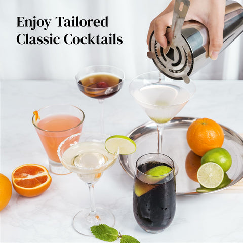 X Home Conjunto de coctelería para crear bebidas en casa con estilo.