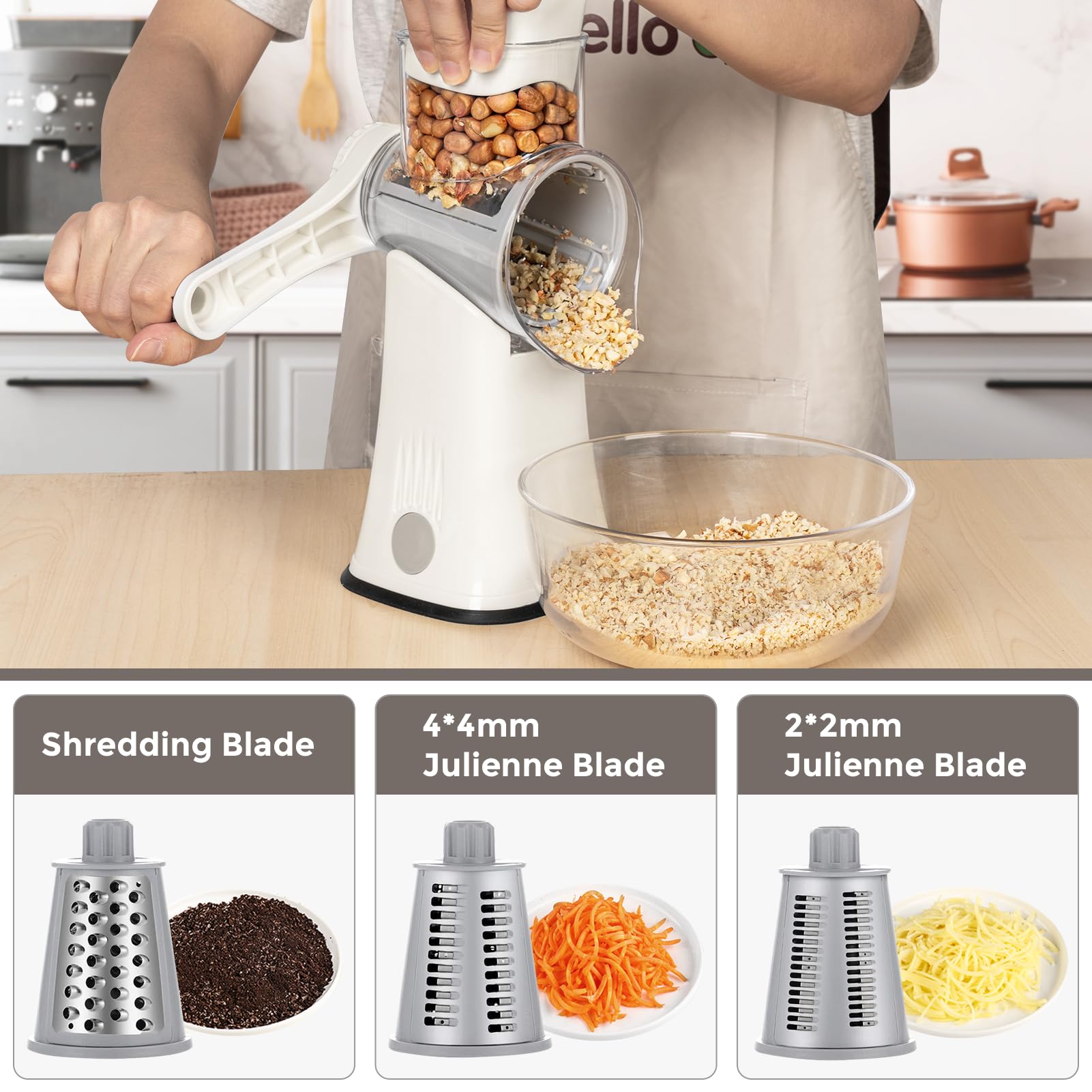 X Home cuchillas intercambiables 5en1: cortes precisos en minutos.