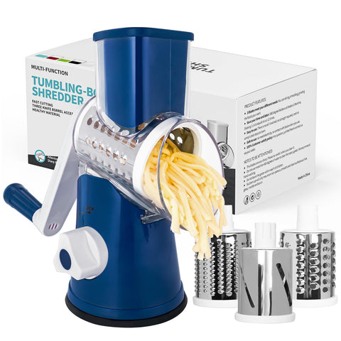 X Home Rallador Giratorio en queso, ideal para gratinar rápido