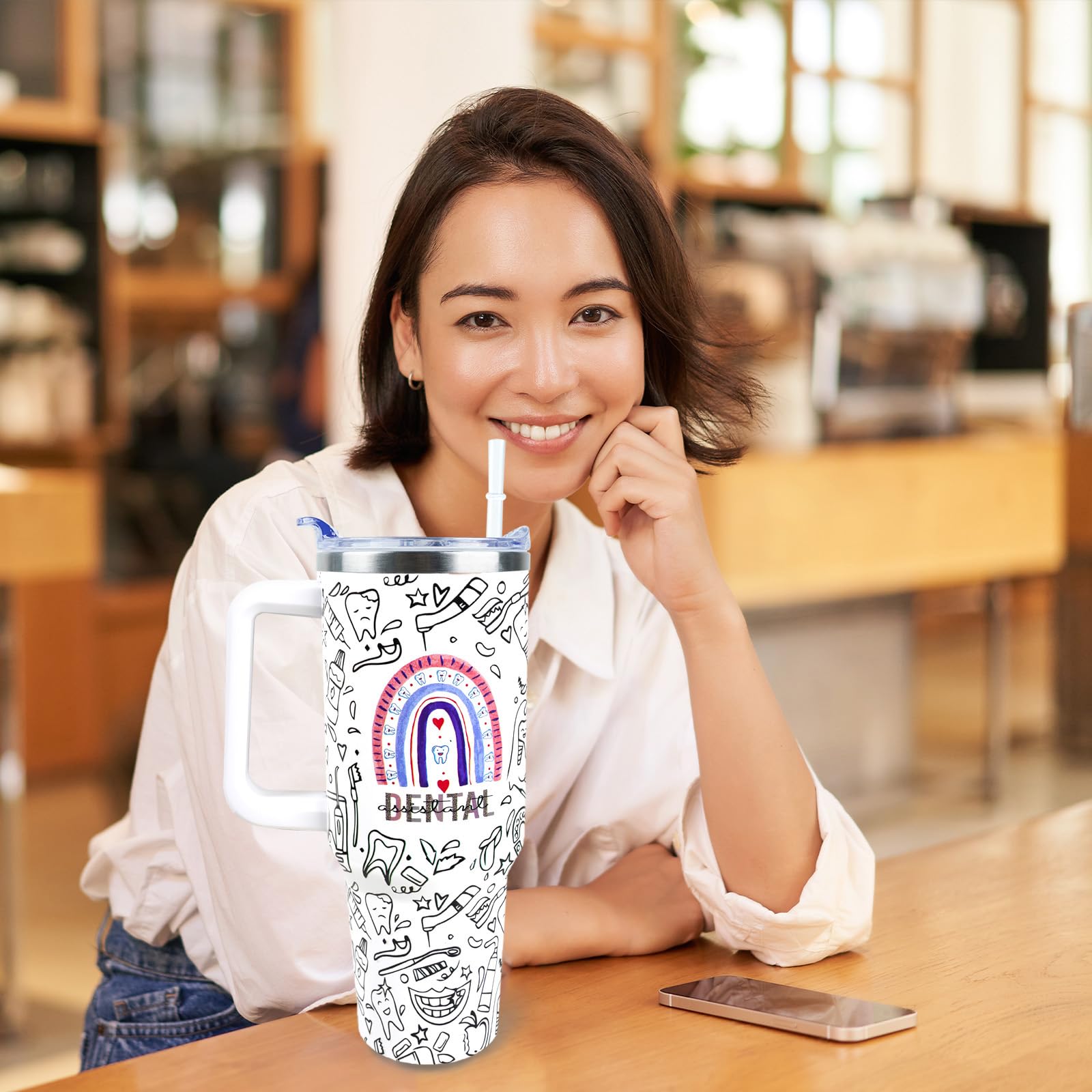 XAIVEZL vaso térmico para oficina, perfecto para bebidas en el escritorio.