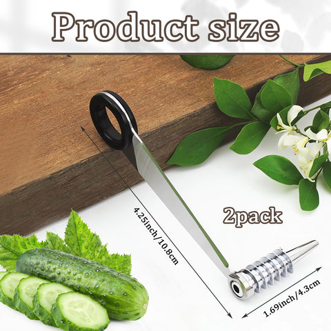 Xanadued Piranha espiral para zanahorias, textura crujiente para snacks saludables.
