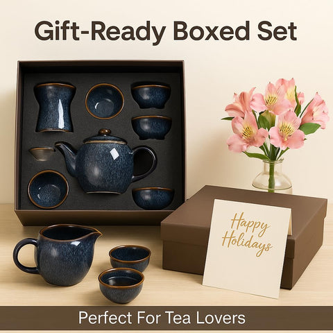 Conjunto de té XAOLUFAFAFA para uso doméstico y oficina.