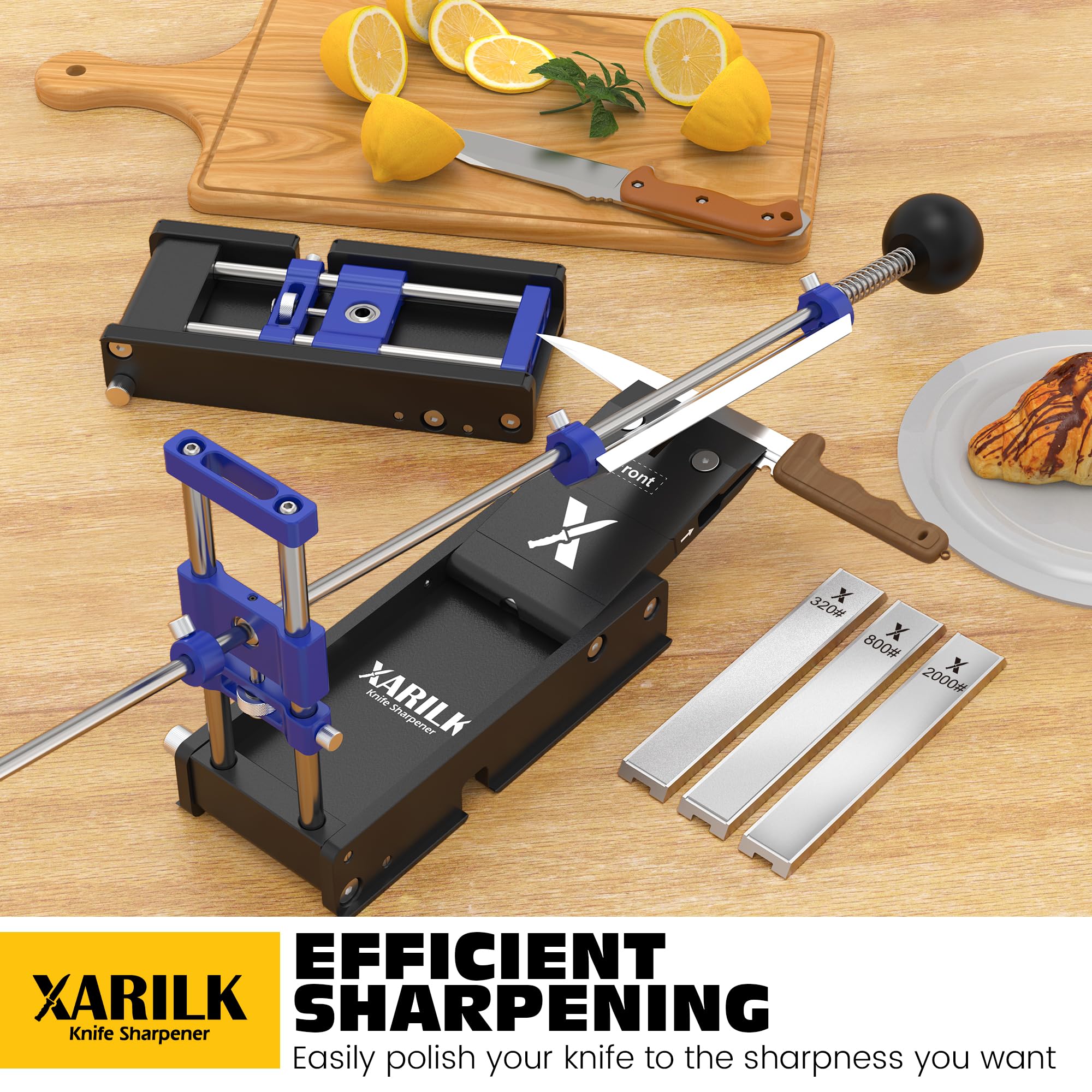 XARILK placas diamante 320, 800 y 2000 para afilado preciso