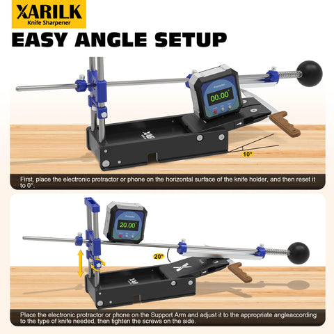 Transporte seguro y plegable de XARILK para afilar en cualquier lugar