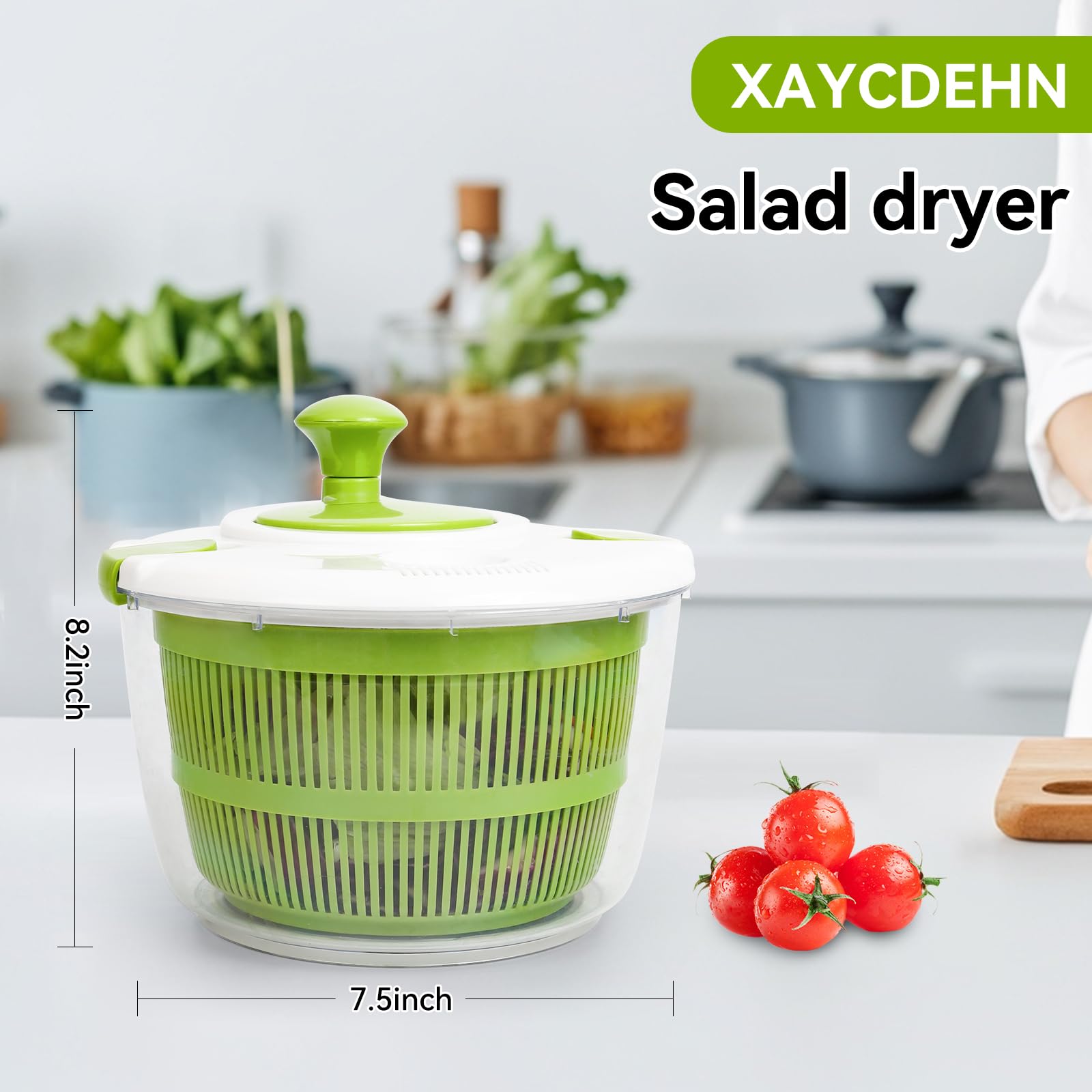 XAYCDEHN centrífuga para ensaladas: limpieza rápida y sencilla